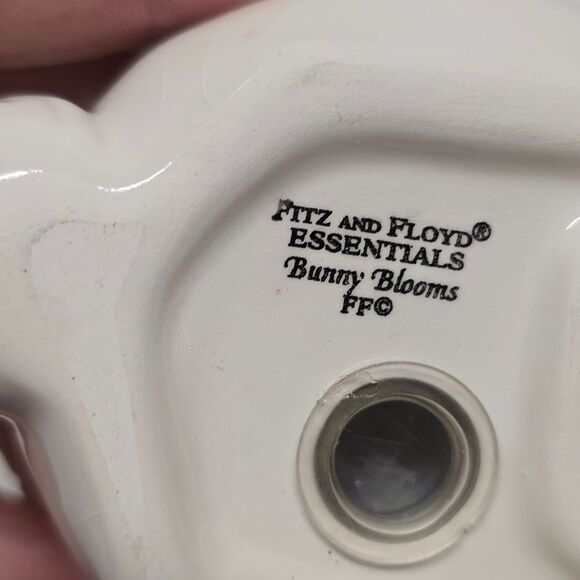 NOT FOR SALE Fitz and Floyd Essentials Bunny Blooms Collection - Picture 6 of 8